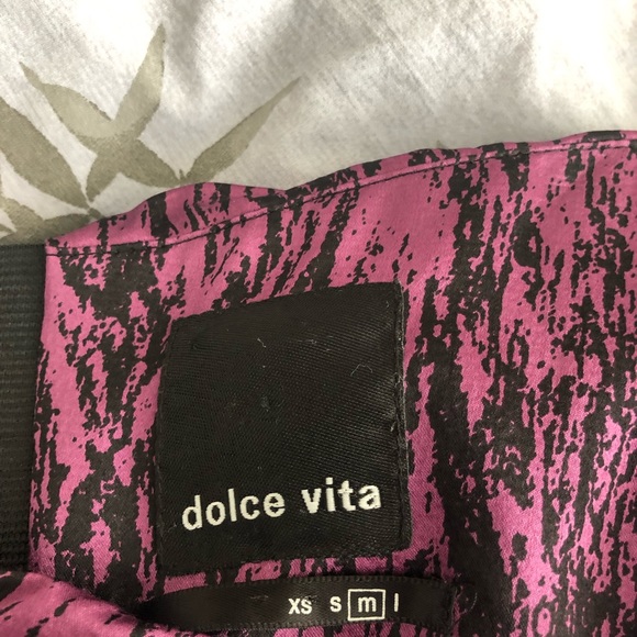 Dolce Vita 100% Silk Strapless Dress - Picture 3 of 8